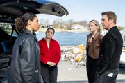 &bdquo;Trust&ldquo; &ndash; The Fugitive Task Force is thrown into the world of the wealthy and twisted after a Rhode Island socialite is murdered in her own mansion. Meanwhile, Barnes contemplates big changes. Pictured (L-R): Roxy Sternberg as Special Agent Sheryll Barnes, Keisha Castle-Hughes as Special Agent Hana Gibson, Shantel VanSanten as Special Agent Nina Chase, and Dylan McDermott as Supervisory Special Agent Remy Scott.