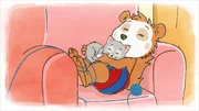 Dicke Freunde: Bobo und die Katze Minzi.