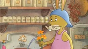 Diese Blumen riechen aber komisch, findet Löffel. Diese Blumen riechen aber komisch, findet Löffel.