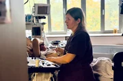 Ina Viaroukina aus Belarus ist Intensivmedizinerin. Vor sieben Jahren kam sie nach Deutschland und arbeitet am Harzklinikum Quedlinburg in Sachsen-Anhalt.