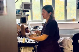 Ina Viaroukina aus Belarus ist Intensivmedizinerin. Vor sieben Jahren kam sie nach Deutschland und arbeitet am Harzklinikum Quedlinburg in Sachsen-Anhalt.