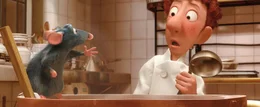 L-R: Remy und  Linguini