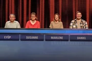 Die Kandidat:innen (v.l.n.r. am Panel): Ey&uuml;p Yilmaz, Susanne Bremer, Marlene Plos, Daniel Meinen.