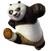 Panda Po (gesprochen von Hape Kerkeling) ist ein Freund der Gem&uuml;tlichkeit, doch wenn sein Einsatz gefordert ist, steht der pelzige Knuddel bereit: Diesmal gilt es, dem Fiesling Pfau Lord Shen ordentlich auf die Finger zu hauen...
