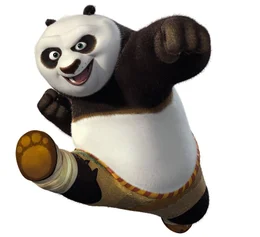 Panda Po (gesprochen von Hape Kerkeling) ist ein Freund der Gem&uuml;tlichkeit, doch wenn sein Einsatz gefordert ist, steht der pelzige Knuddel bereit: Diesmal gilt es, dem Fiesling Pfau Lord Shen ordentlich auf die Finger zu hauen...