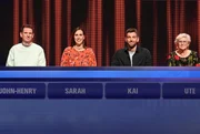 Die Kandidat:innen (v.l.n.r. am Panel): John-Henry Gzresch, Sarah Hagemann, Kai Rohrschneider, Ute Thaden.