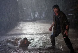 John Rambo (Sylvester Stallone, re.)