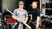 Axel Zörner (l.) und Michael Sroka lieben alte Autos. Axel Zörner (l.) und Michael Sroka lieben alte Autos.
