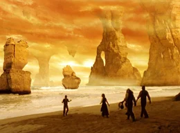 V&ouml;llig ersch&ouml;pft aber beeindruckt kommt der kleine Expeditionstrupp an einem Meer unter der Erde an...