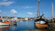 Der Hafen von Torshavn, der Hauptstadt der F&auml;r&ouml;er Inseln. Hier auf der Insel Streymoy hat das "Rute raus Team" ein Quartier bezogen.