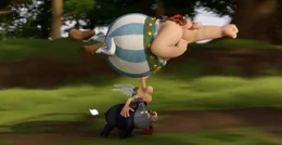 "Asterix im Land der G&ouml;tter", Die unbesiegbare Macht Roms hat ganze Kontinente einverleibt - nur das kleine gallische Dorf von Asterix und Obelix leistet noch als letztes Widerstand. Julius Caesar verfolgt einen perfiden Plan, um es endg&uuml;ltig in die Knie zu zwingen. Eine Trabantenstadt f&uuml;r wohlhabende R&ouml;mer soll rundum im Wald errichtet werden, das Dorf zum Vorort verkommen. Tats&auml;chlich lassen sich die Gallier vom Luxusleben im 'Land der G&ouml;tter' verf&uuml;hren. Caesar hat die Rechnung allerdings ohne Asterix, Obelix und den Zaubertrank gemacht.  SENDUNG: ORF eins - SA - 08.07.2017 - 20:15 UHR. - Veroeffentlichung fuer Pressezwecke honorarfrei ausschliesslich im Zusammenhang mit oben genannter Sendung oder Veranstaltung des ORF bei Urhebernennung.  Foto: ORF/RTL.  Anderweitige Verwendung honorarpflichtig und nur nach schriftlicher Genehmigung der ORF-Fotoredaktion.  Copyright: ORF, Wuerzburggasse 30, A-1136 Wien, Tel. +43-(0)1-87878-13606