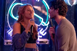 Blake Lively as Lily Bloom and Justin Baldoni as Ryle Kincaid