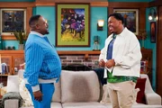 Calvin Butler (Cedric the Entertainer, l.); Marty Butler (Marcel Spears, r.)