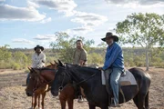 Hazen Audel mit Viehz&uuml;chtern im australischen Outback.