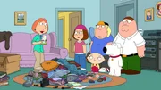 (v.l.n.r.) Lois Griffin, Meg Griffin, Stewie Griffin, Chris Griffin, Brian Griffin, Peter Griffin