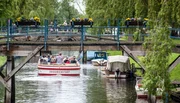Grachtenfahrten in der Holl&auml;nderstadt. Friedrichstadt wird auch das Amsterdam des Nordens genannt.