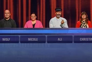 Die Kandidat:innen (v.l.n.r. am Panel): Wolf Porten, Nicole Gannott, Ali Alam, Christin Wei&szlig;.