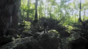 Hazen Audel, als er eine riesige H&ouml;hle betritt.