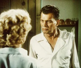 Die Ehe von Rose (Marilyn Monroe, l.) und dem nervenkranken George Loomis (Joseph Cotten, r.) liegt in Tr&uuml;mmern ...