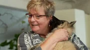 Anke mit Sch&auml;ferhund "Csilla".