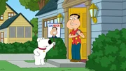 Brian Griffin (l.), Glenn Quagmire (r.) Brian Griffin (l.), Glenn Quagmire (r.)