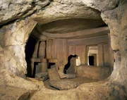 UNSPECIFIED - NOVEMBER 01: Malta- Hypogeum of Hal-Saflieni (3300-3000 back.) - Interior