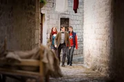 Amy Pond (KAREN GILLAN), Le Docteur (MATT SMITH) et Rory (ARTHUR DARVILL)