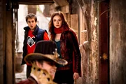 Rory (ARTHUR DARVILL), Amy Pond (KAREN GILLAN) see Francesco (ALEX PRICE)