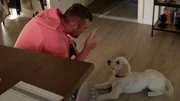 Marwin mit Golden Retriever H&uuml;ndin "Leila".