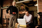 (v.l.n.r.) Alden Parker (Gary Cole); Nick Torres (Wilmer Valderrama); Timothy McGee (Sean Murray); Jessica Knight (Katrina Law)