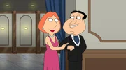 Lois Griffin (l.); Glen Quagmire (r.)