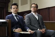 Wenn Bull (Michael Weatherly, r.) und sein einziger Anwalt im Team Benny (Freddy Rodriguez, l.) tatsächlich die richtige Strategie verfolgen, müsste Brandon freigesprochen werden. Doch wird er das wirklich? Wenn Bull (Michael Weatherly, r.) und sein einziger Anwalt im Team Benny (Freddy Rodriguez, l.) tatsächlich die richtige Strategie verfolgen, müsste Brandon freigesprochen werden. Doch wird er das wirklich?