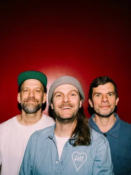 Von links: Florian Weber, Peter Brugger und R&uuml;diger Linhof von Sportfreunde Stiller.