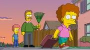 "Die Simpsons", "Mein Todd, mein Todd, warum hast du mich verlassen?" Ned begegnet im Traum seine verstorbene Frau Maude. Er ist zu Tr&auml;nen ger&uuml;hrt. Sein Sohn Todd hingegen erinnert sich kaum noch an seine Mutter. Um seinem Ged&auml;chtnis auf die Spr&uuml;nge zu helfen, sieht Todd sich alte Videos vom Weihnachtsfest der Familie an. Dabei kommen ihm jedoch Zweifel, dass seine Mutter an einem besseren Ort ist und er f&auml;llt vom Glauben ab. Ned ist schockiert. Um seinem Sohn wieder Gottesfurcht einzufl&ouml;&szlig;en, holt er sich ausgerechnet Hilfe von den Simpsons.