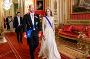 Prinz William und Prinzessin Catherine beim Staatsbankett für US-Präsident Trump auf Schloss Windsor. Prinz William und Prinzessin Catherine beim Staatsbankett für US-Präsident Trump auf Schloss Windsor.