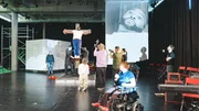 Einblick in die Probenarbeit zu &sbquo;Das beste Stück aller Zeiten&lsquo;.