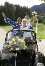 Ein echtes Traumpaar: Die Bayerin Elli (Jutta Speidel) und der Afrikaner Raymond (Christofer von Beau).