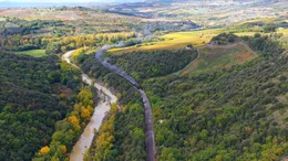 Das Treno Natura von oben.