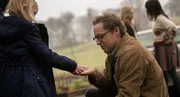 L-R: Young Diana (Ellie Shenker) and Stephen Proctor (David Newman)