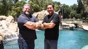 A medium shot of Pool Kings, Jim Bellamy (left) and Mike Baldasare (right) is taken on reveal day. A medium shot of Pool Kings, Jim Bellamy (left) and Mike Baldasare (right) is taken on reveal day.
