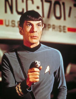 Commander Spock (Leonard Nimoy) verf&uuml;gt als Vulkanier &uuml;ber au&szlig;erordentliche F&auml;higkeiten.