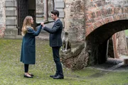 L-R: Diana Bishop (Teresa Palmer), Matthew Clairmont (Matthew Goode)