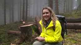 Helena Sulcova im Riesengebirge
