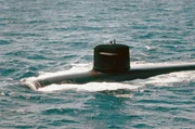 Strategisches U-Boot der franz&ouml;sischen Marine, das zur nuklearen Abschreckung des Landes geh&ouml;rt. Frankreich ist das einzige Land in Europa mit einem Atomwaffen-Arsenal, das komplett unabh&auml;ngig von den USA ist.