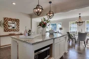 The new kitchen has a great finish in the house remodeled on Flip or Flop Atlanta.