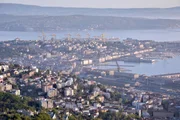 Triest Hafen.