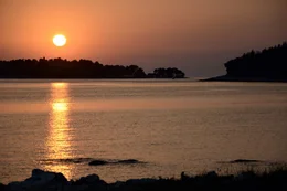 Sonnenuntergang in Kroatien. Sonnenuntergang in Kroatien.