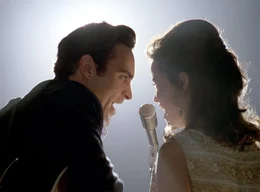 Premiere: "Walk the Line". Im Bild: Joaquin Phoenix (Johnny Cash), Reese Witherspoon (June Carter).