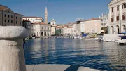 Blick auf den Hauptplatz von Piran.