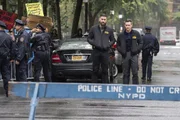 Pictured (L-R): Zeeko Zaki as Special Agent Omar Adom O' Zidan and John Boyd as Special Agent Stuart Scola. Pictured (L-R): Zeeko Zaki as Special Agent Omar Adom O' Zidan and John Boyd as Special Agent Stuart Scola.